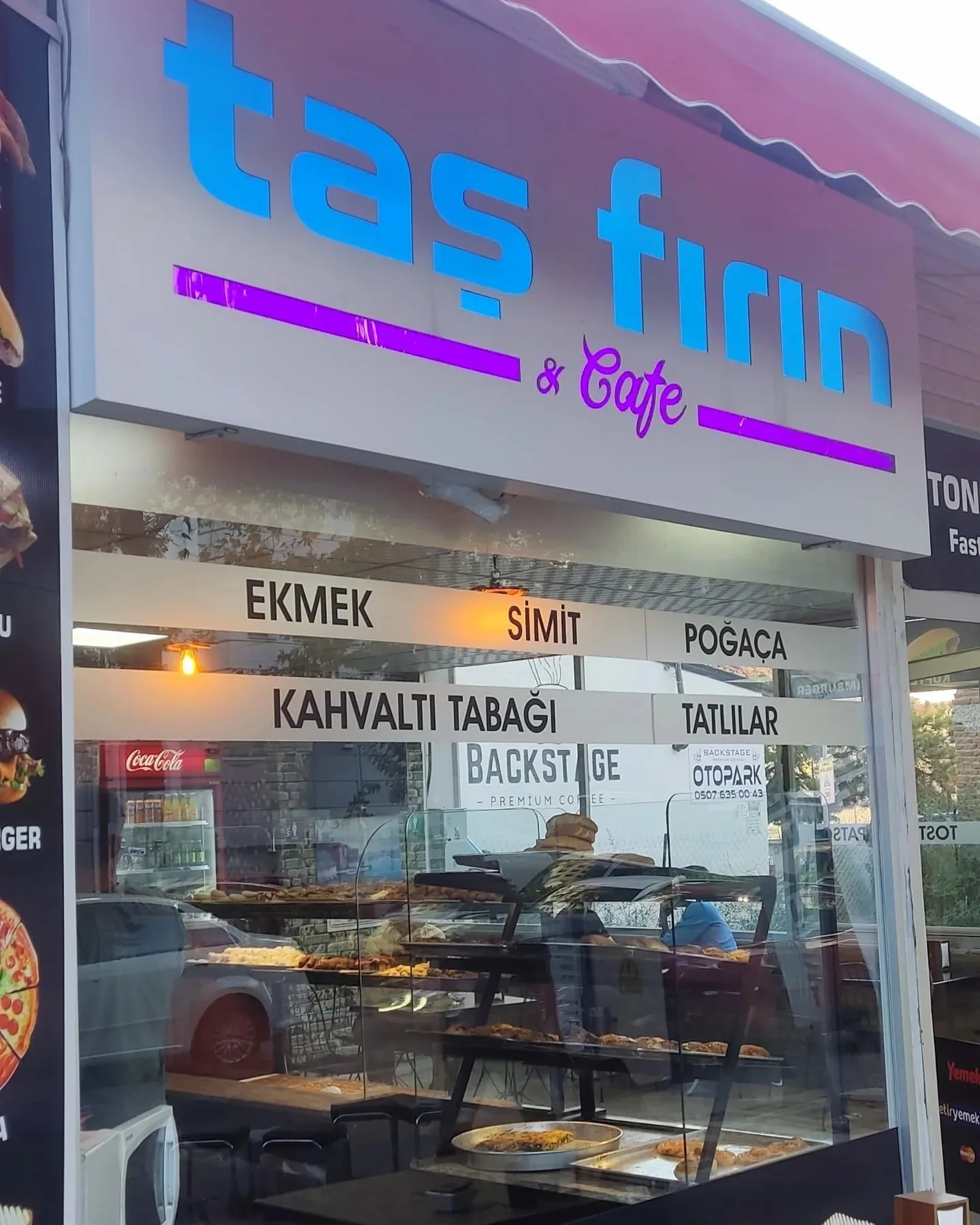 Taş Fırın Cafe Cephe Tabelası, Uşak