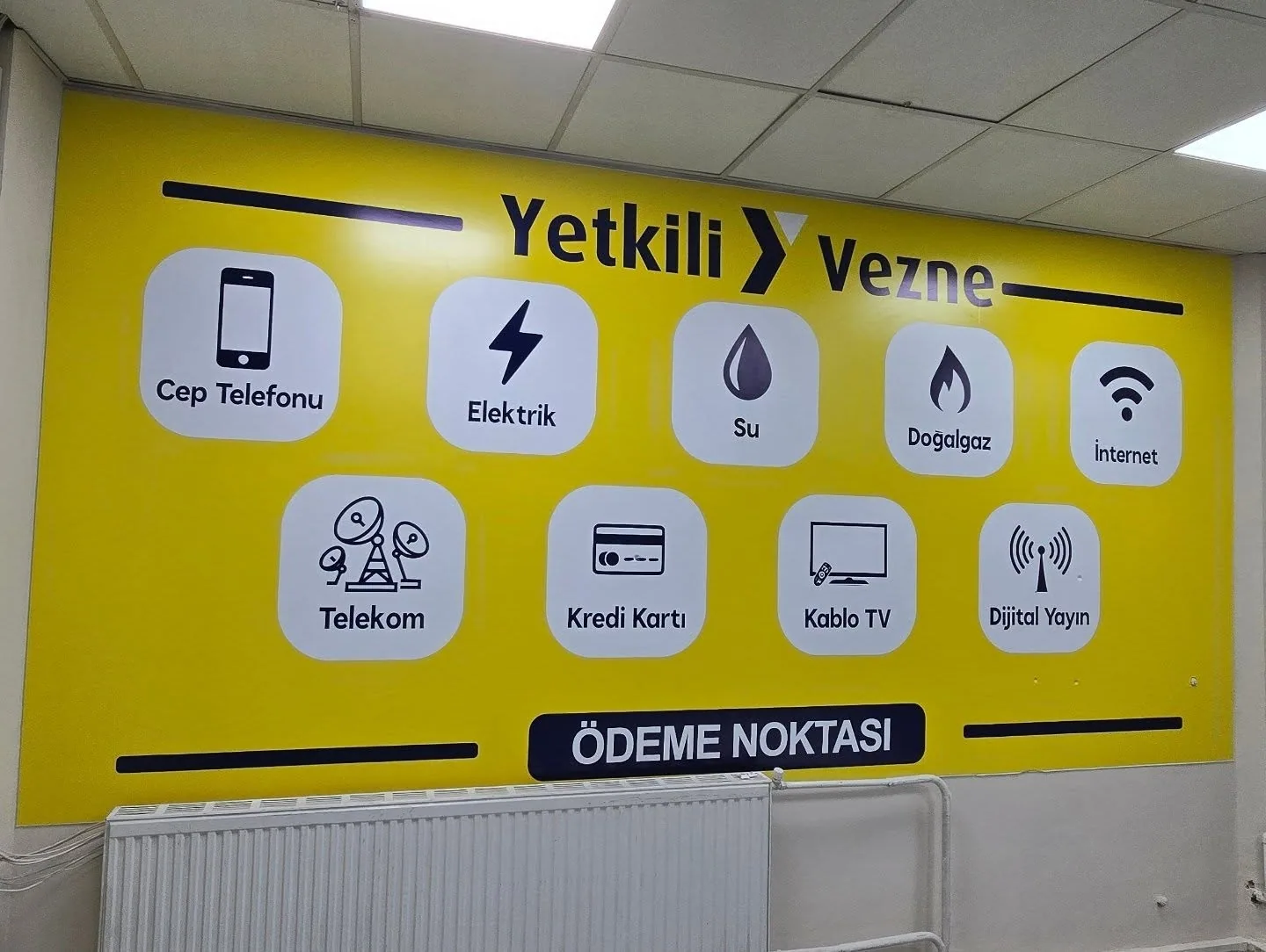 Yetkili Vezne Duvar Folyo Kaplama, Uşak